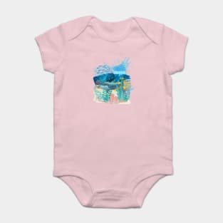 Shark Aquarium Baby Bodysuit